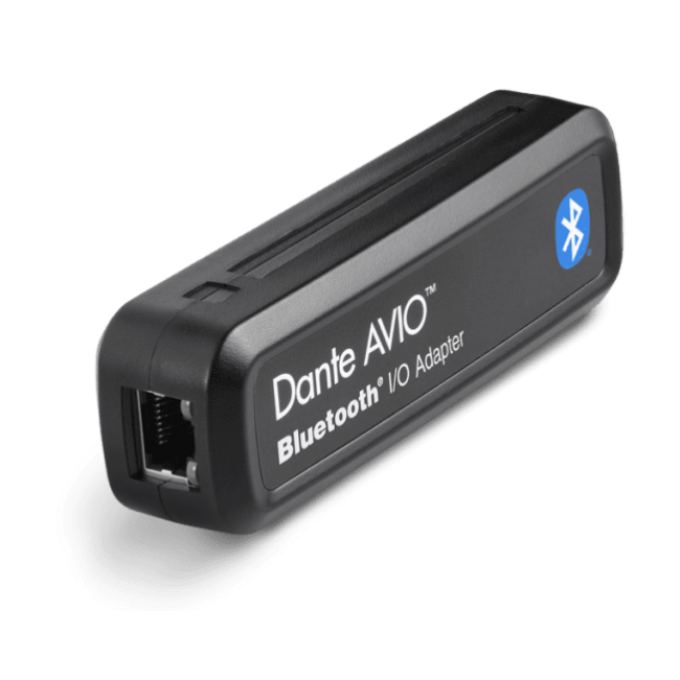 Dante AVIO Bluetooth 2x1 адаптер для подключения к аудиосети Dante, 2 вх./1 вых. канала, Bluetooth – Ethernet AUDINATE ADP-BT-AU-2X1