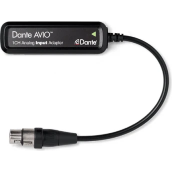 Dante AVIO Analog Input 1x0 адаптер для подключения к аудиосети Dante, 1 аналоговый линейный вход AUDINATE ADP-DAI-AU-1X0