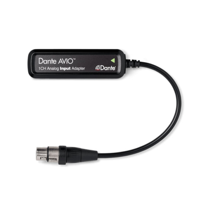 Dante AVIO Analog Input 1x0 адаптер для подключения к аудиосети Dante, 1 аналоговый линейный вход AUDINATE ADP-DAI-AU-1X0