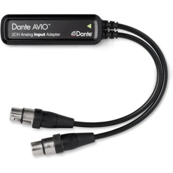 Dante AVIO Analog Input 2x0 адаптер для подключения к аудиосети Dante, 2 аналоговых линейных входа AUDINATE ADP-DAI-AU-2X0