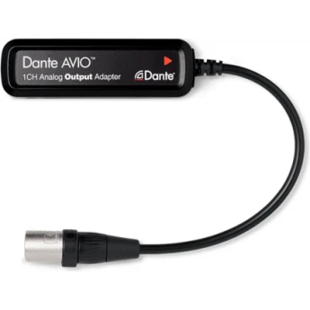 Dante AVIO Analog Output 0x1 адаптер для подключения к аудиосети Dante, 1 аналоговый линейный выход AUDINATE ADP-DAO-AU-0X1