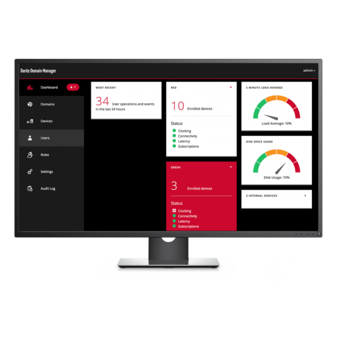 Лицензия DDM Platinum Edition (500 нод + 100 доменов) – 3 года. Включает план техподдержки и обслуживания AUDINATE DDM-TRM-3Y-PLT-500N